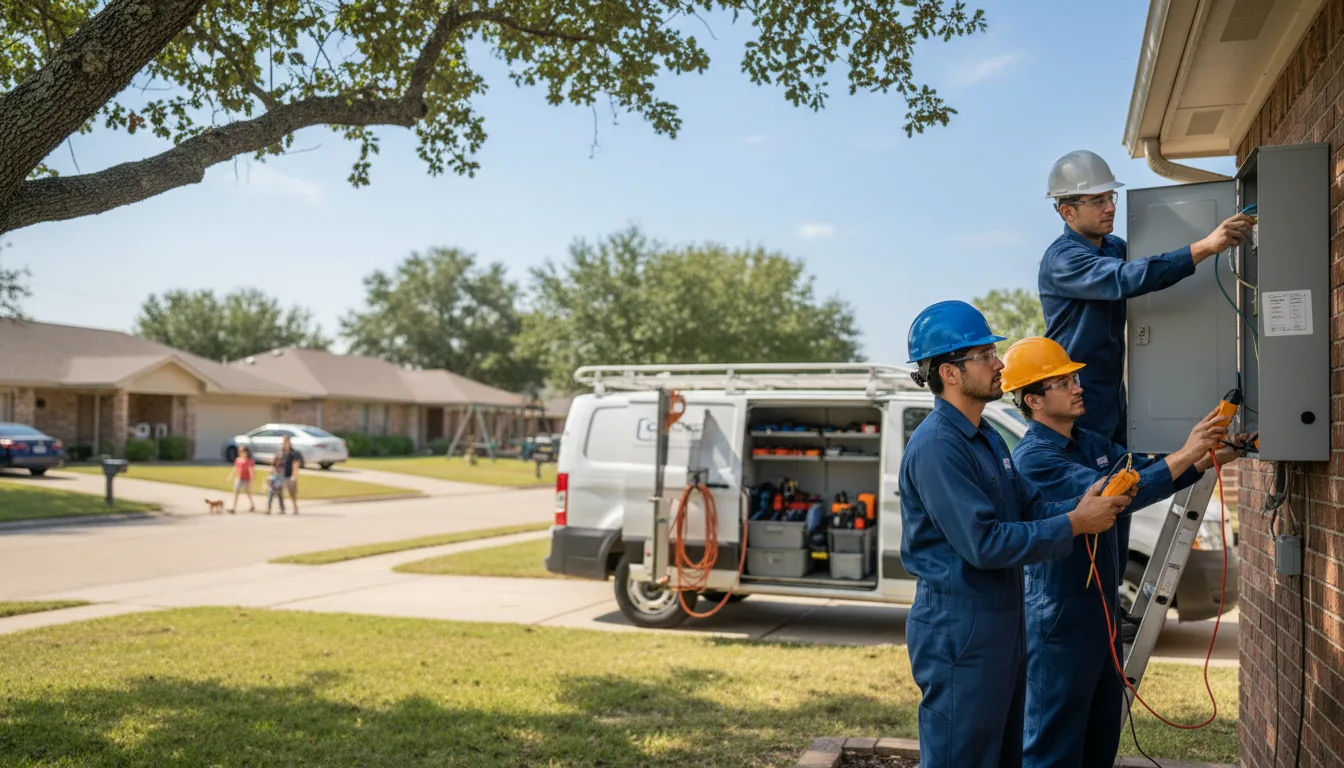 Certified electrician providing emergency electrical services in Argonne, WI